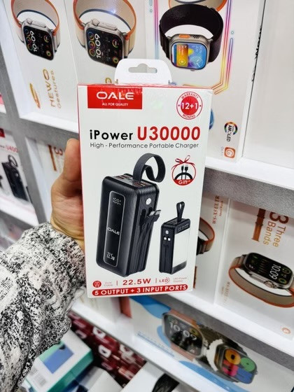 پاوربانک 30 هزار oale مدل U30000