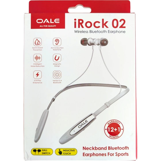 هندزفری بلوتوثی گردنی OALE مدل IROCK02